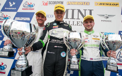 HARRISON BATTLES BACK IN RACE TWO AT BRANDS HATCH