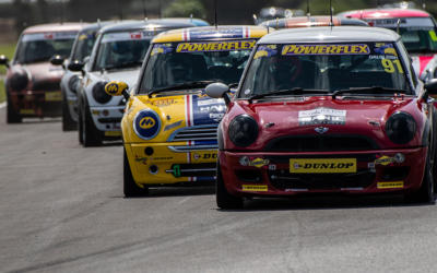 COOPER CLASSES HEAD TO DONINGTON PARK AS THE SEASON END APPROACHES.