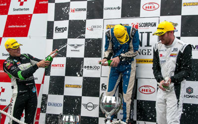 DAVIDSON ON TOP IN TRICKY SECOND SNETTERTON RACE